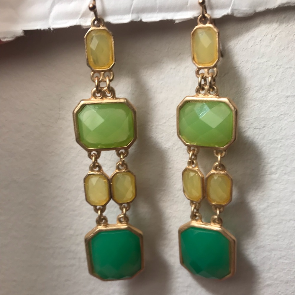 Green Earrings